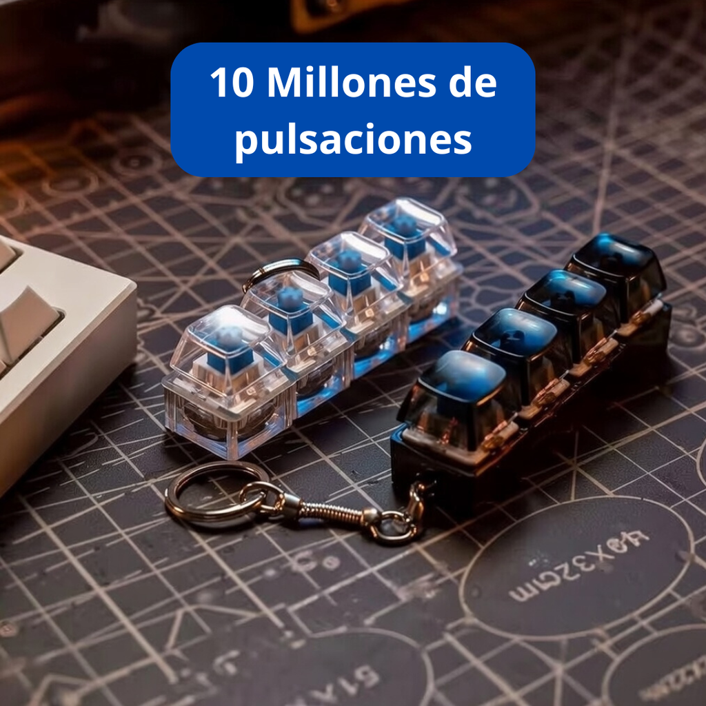 Llavero con teclado LED