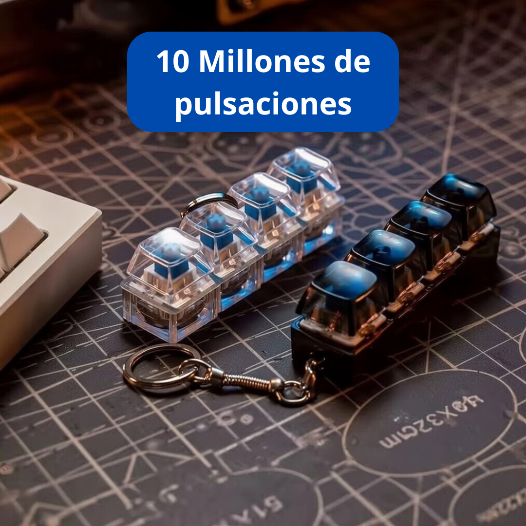 Llavero con teclado LED